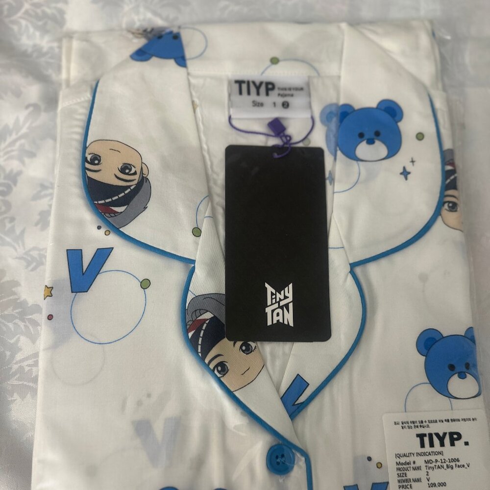 TinyTan BTS V  Pajamas (size 1) Brand New and Never Opened